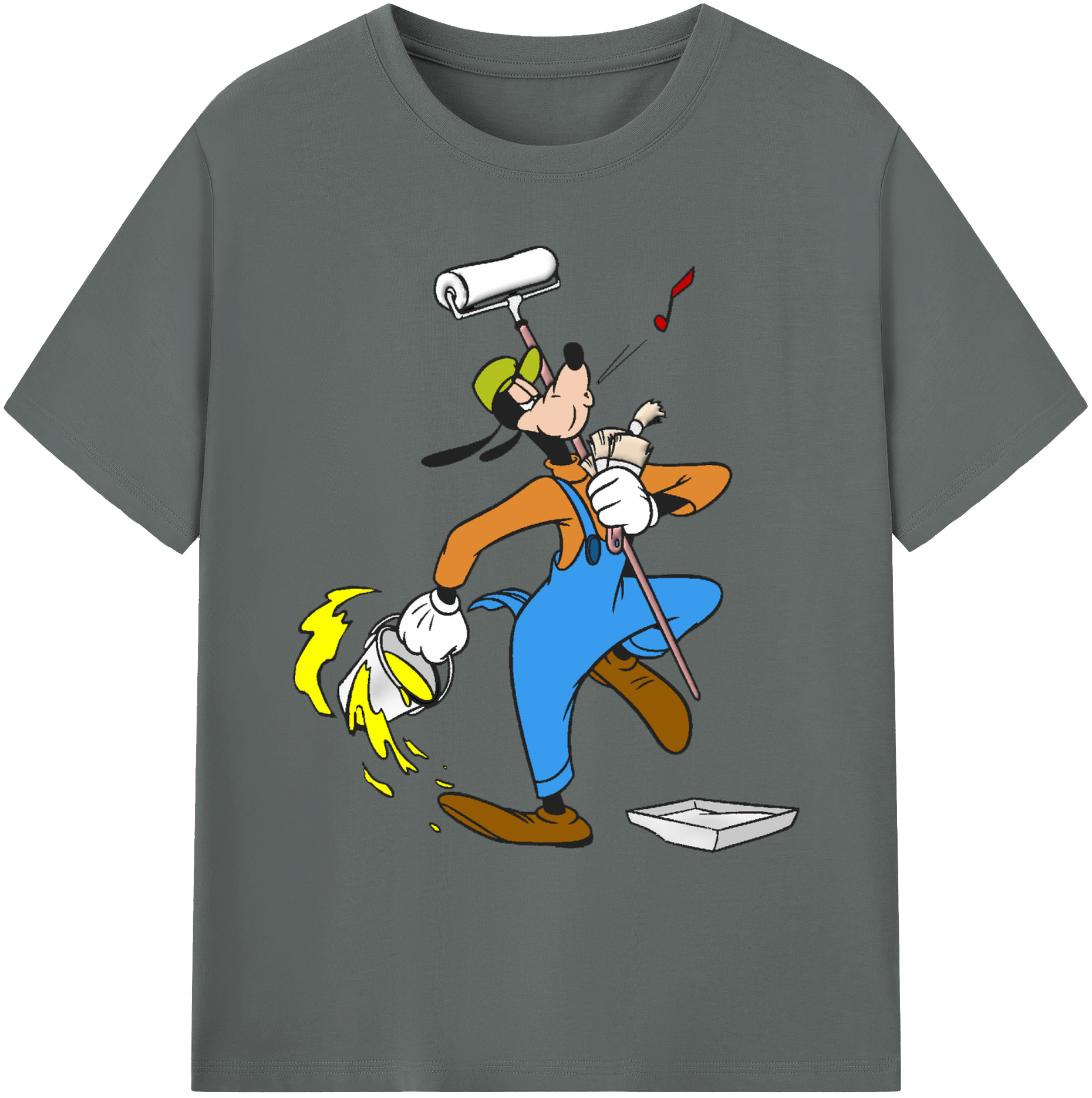 ミッキーマウス Mickey Mouse 綿100％ メンズ半袖Tシャツ｜肌触りやわらか＆通気性